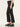 Black Denim "Ab"solution High Rise Fray Hem Itty Bitty Flare Cropped Jeans