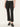 Black Denim "Ab"solution High Rise Fray Hem Itty Bitty Flare Cropped Jeans