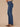 Blue Denim Absolution High Rise Sweetheart Shaped Back Yoke Whiskering Fading Straight Leg Jean