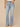 Light Blue Denim Absolution High Rise Slightly Arched Back Yoke Subtle Destruction Petite Out There Flare Jean