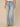Light Blue Denim Absolution High Rise Slightly Arched Back Yoke Subtle Destruction Out There Flare Jean