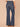 Blue Denim Absolution High Rise Slightly Arched Back Yoke Subtle Destruction Petite Out There Flare Jean