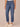 Blue Denim Absolution High Rise Angled Button Lined Pocket Carpenter Loop Roll Cuff Buttoned Patch Pocket Repreve Straight Leg Jean