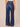 Blue Indigo Denim Skyrise Double Side Seam Repreve Petite Wide Leg Jean