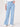 Blue "Ab"solution Skyrise Double Side Seam Wide Leg Petite Jeans