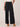 Black "Ab"leisure High Rise Patch Pocket Utility Wide Leg Pant