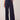 Navy Ableisure High Rise Patch Pocket Self Tie Utility Wide Leg Petite Pant