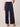 Navy Ableisure High Rise Patch Pocket Self Tie Utility Wide Leg Petite Pant