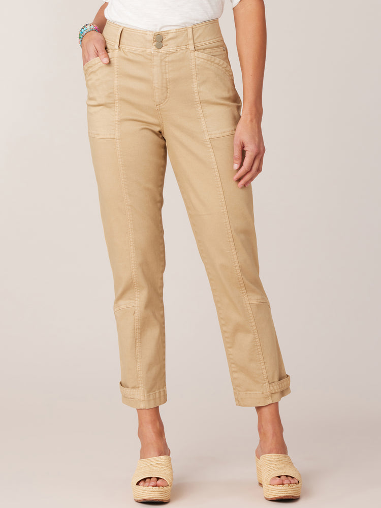 Petite High-Rise Tapered Pant