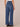 Blue Denim Absolution Skyrise Center Front Seam Trouser Pocket Petite Wide Leg Jean