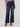 Indigo Denim "Ab"solution Skyrise Wide Leg Center Front Seam Jeans