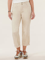 Birch "Ab"solution Skyrise Pleat Front Tapered Utility Pants