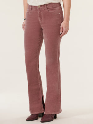 
            
                Load image into Gallery viewer, Rose Taupe Petite &amp;quot;Ab&amp;quot;solution High Rise Itty Bitty More Boot Pant
            
        