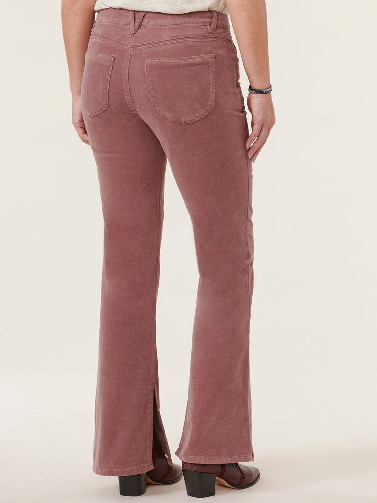 
            
                Load image into Gallery viewer, Rose Taupe &amp;quot;Ab&amp;quot;solution High Rise Itty Bitty More Boot Pant
            
        