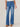 Mid Blue Denim "Ab"solution Skyrise Double Side Seam Bootcut Jean