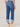 Mid Blue Denim "Ab"solution High Rise Round Up Reverse Fixed Cuff Boyfriend Jeans