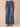 Blue Denim Absolution Skyrise Tulip Hem Angled Dart Seam Wide Leg Jean