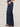 Ultra Navy "Ab"solution Skyrise Wide Leg Oversized Patch Pocket Slit Hem Pant