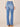 Mid Blue Denim Absolution Mid-Rise Double Side Seam Angled Pocket Detail Fading Whiskering Itty Bitty Boot Petite Jean