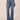 Blue Denim Absolution High Rise Double Layer Fray Hem Itty Bitty More Boot Jean