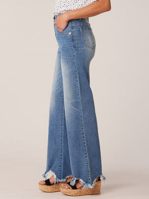 Absolution Skyrise Wide Leg Jeans with Center Front Seams