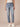 Mid Blue Denim Absolution High Rise Slim Straight Embroidered Cascading D Back Pocket Clean Finish Fray Hem Petite Jeans