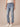 Mid Blue Denim Absolution High Rise Slim Straight Embroidered Cascading D Back Pocket Clean Finish Fray Hem Petite Jeans