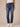 Blue Denim Absolution High Rise Slim Straight Embroidered Cascading D Back Pocket Clean Finish Fray Hem Petite Jean