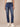 Blue Denim Absolution High Rise Slim Straight Embroidered Cascading D Back Pocket Clean Finish Fray Hem Jeans