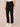 Black Denim Absolution High Rise Embroidered Cascading D Back Pocket Clean Finish Fray Hem Slim Straight Petite Jeans