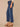 Blue Denim Absolution High Rise Center Seam Cropped Slit Hem Subtle Fading Detail Kick Flare Jean