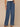 Mid Blue Denim Ableisure Skyrise Angled Dart Seams Elastic Waist Faux Fly Rope Tie Belt Four Pockets Spade Back Pockets Pleated Detail Petite Wide Leg Jeans