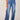 Mid Blue Absolution Skyrise Cargo Flap Pocket Uneven Yoke Wide Leg Jean