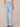 Powder Blue Artisanal Absolution Skyrise Sailor Button Double Side Seam Itty Bitty More Bootcut Jean