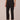 Black Absolution High Rise Micro Slit Hem Faux Flap Pocket Ponte Knit Trouser