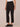 Black Absolution High Rise Micro Slit Hem Faux Flap Pocket Ponte Knit Petite Trouser