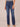 Blue Denim Absolution High Rise Rhinestone Embroidered Cascading D Back Pocket Itty Bitty Boot Tall Jean