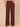 Oxblood Absolution Skyrise Round Up Yoke Double Side Seam Wide Leg Pant
