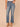 Mid Blue Artisanal Denim Absolution Skyrise Uneven Yoke Seaming Whiskering Fading Clean Finish Step Hem Barely Boot Jean