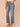 Mid Blue Artisanal Denim Absolution Skyrise Uneven Yoke Seaming Whiskering Fading Clean Finish Step Hem Barely Boot Jean