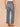 Mid Blue Artisanal Denim Absolution Skyrise Uneven Yoke Seaming Whiskering Fading Clean Finish Step Hem Barely Boot Jean