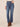 Indigo Artisanal Denim Absolution Skyrise Splicing Distress Whiskering Cropped Clean Finish Step Hem Uneven Yoke Barely Boot Jeans