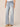 Light Blue Denim Absolution High Rise Distress Fading Whiskering Detail Wide Leg Petite Jean