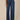 Indigo Denim Absolution High Rise Six Pocket Wide Leg Jean