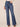 Indigo Denim Absolution High Rise Die Cut Embroidered Side Repreve Out There Flare Jean