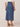 Indigo Denim Absolution Skyrise Back Overlap Slit V-Yoke Cargo Skirt