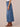 Mid Blue Denim Absolution High Rise Front Slit Release Hem Uneven Yoke Skirt