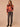 Espresso Spiced Tea Multi Long Drop Shoulder Ruched Dolman Sleeve Round Mock Neck Banded Hem Abstract Floral Print Sweater