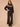Heather Charcoal Multi Long Blouson Sleeve High Round Neck Fair Isle Argyle Banded Hem Sweater Top
