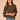 Forest Moss Three Quarter Bell Puff Sleeve Round Neck Scallop Edge Variegated Stitch Mix Flounce Hem Slightly Sheer Sweater Top
